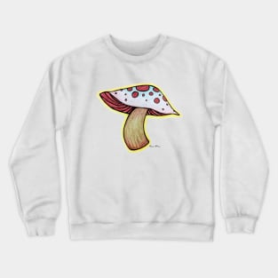 Spotted Mushroom by Skye Rain Art Crewneck Sweatshirt